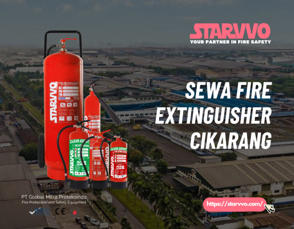 Sewa Fire Extinguisher Cikarang | STARVVO Fire Extinguisher