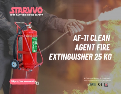Jual AF-11 Clean Agent Fire Extinguisher 25 Kg