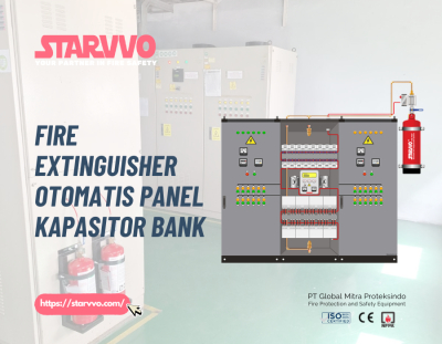 Fire Extinguisher Otomatis untuk Panel Kapasitor Bank | STARVVO FireTrap System