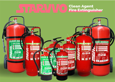 STARVVO Clean Agent Fire Extinguisher