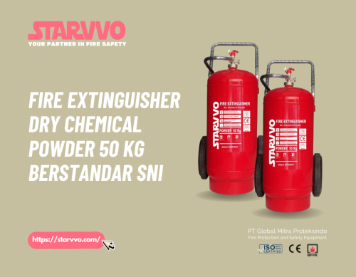Fire Extinguisher Dry Chemical Powder 50 Kg Berstandar SNI