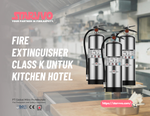 Fire Extinguisher Class K 6 Kg untuk Ruang Kitchen Hotel