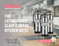 Fire Extinguisher Class K 6 Kg untuk Ruang Kitchen Hotel