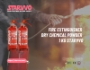 Fire Extinguisher Dry Chemical Powder 1 Kg STARVVO