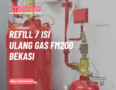 Refill / Isi Ulang Gas FM200 Bekasi - STARVVO Fire Suppression System