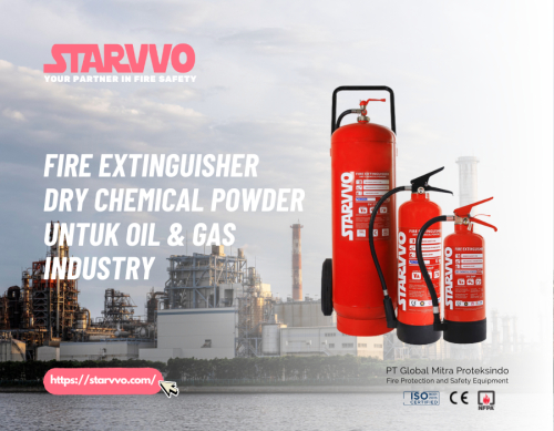Fire Extinguisher Dry Chemical Powder untuk Industri Oil &amp; Gas | STARVVO Fire Extinguisher