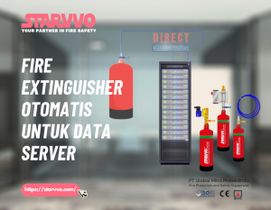 Fire Extinguisher Otomatis Server Rack | STARVVO FireTRAP System