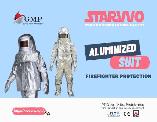 STARVVO Baju Tahan Api Aluminized