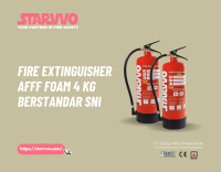 Fire Extinguisher AFFF Foam 4 Kg SNI Resmi STARVVO